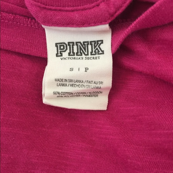 Victoria's Secret Pink long Sleeve Tee. Size Small - Picture 5 of 6